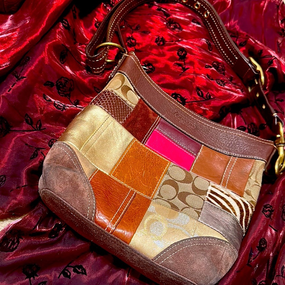 Coach Holiday Patchwork Limited Edition crossbody